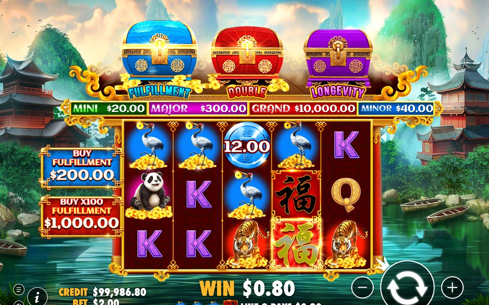 Win screen after a Chest Respin payout